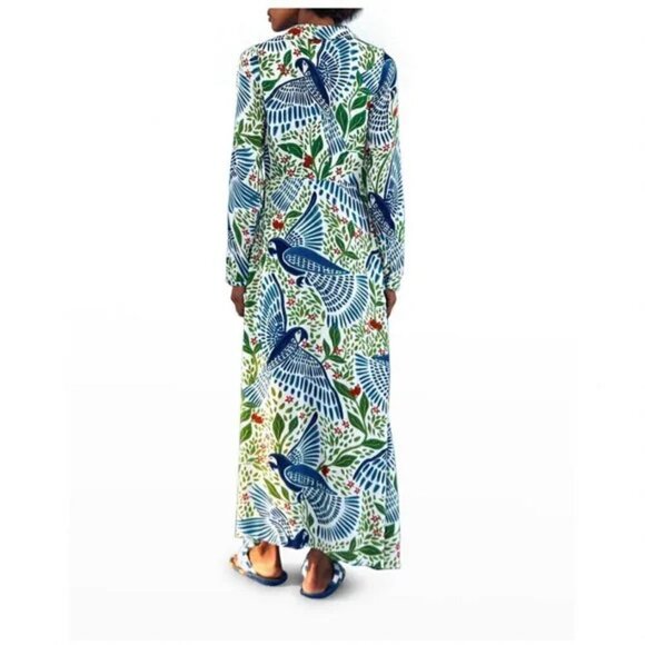 FARM Rio Blue Macaw Flight Maxi Dress - Picture 8 of 15